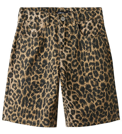 LMTD Shorts - NlfLeo - Silbernerz/Leopard