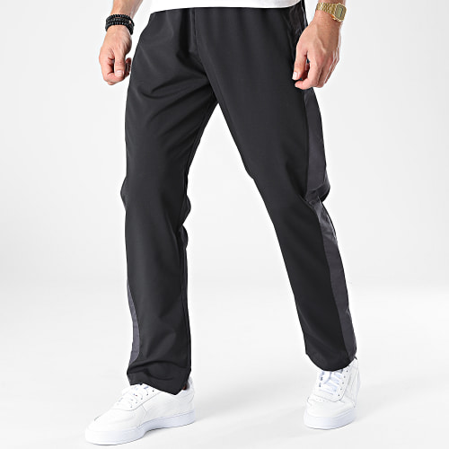 Pantalon Jogging A Bandes SV-001 Noir Gris