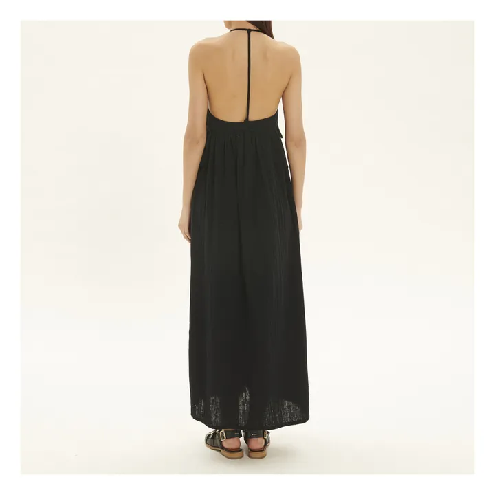 BELLEPIECE Robe Bari Gaze de Coton | Noir