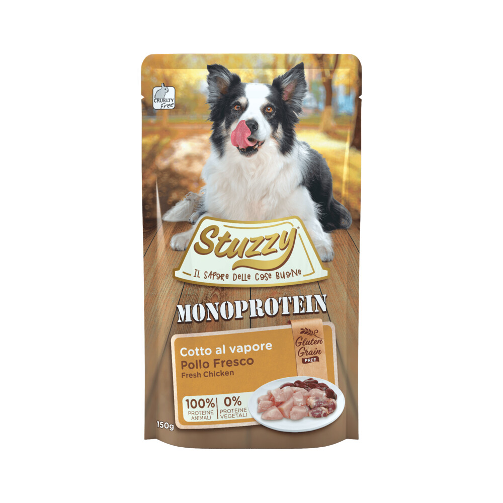Stuzzy Hondenvoer Monoprotein Graanvrij Kip150 gr