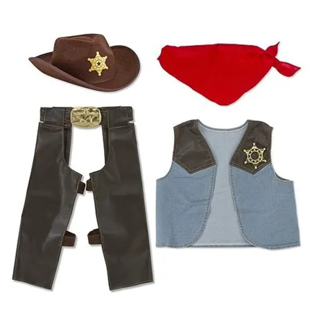 Melissa & Doug Kinderkostüm Cowboy, 3 - 5 Jahre
