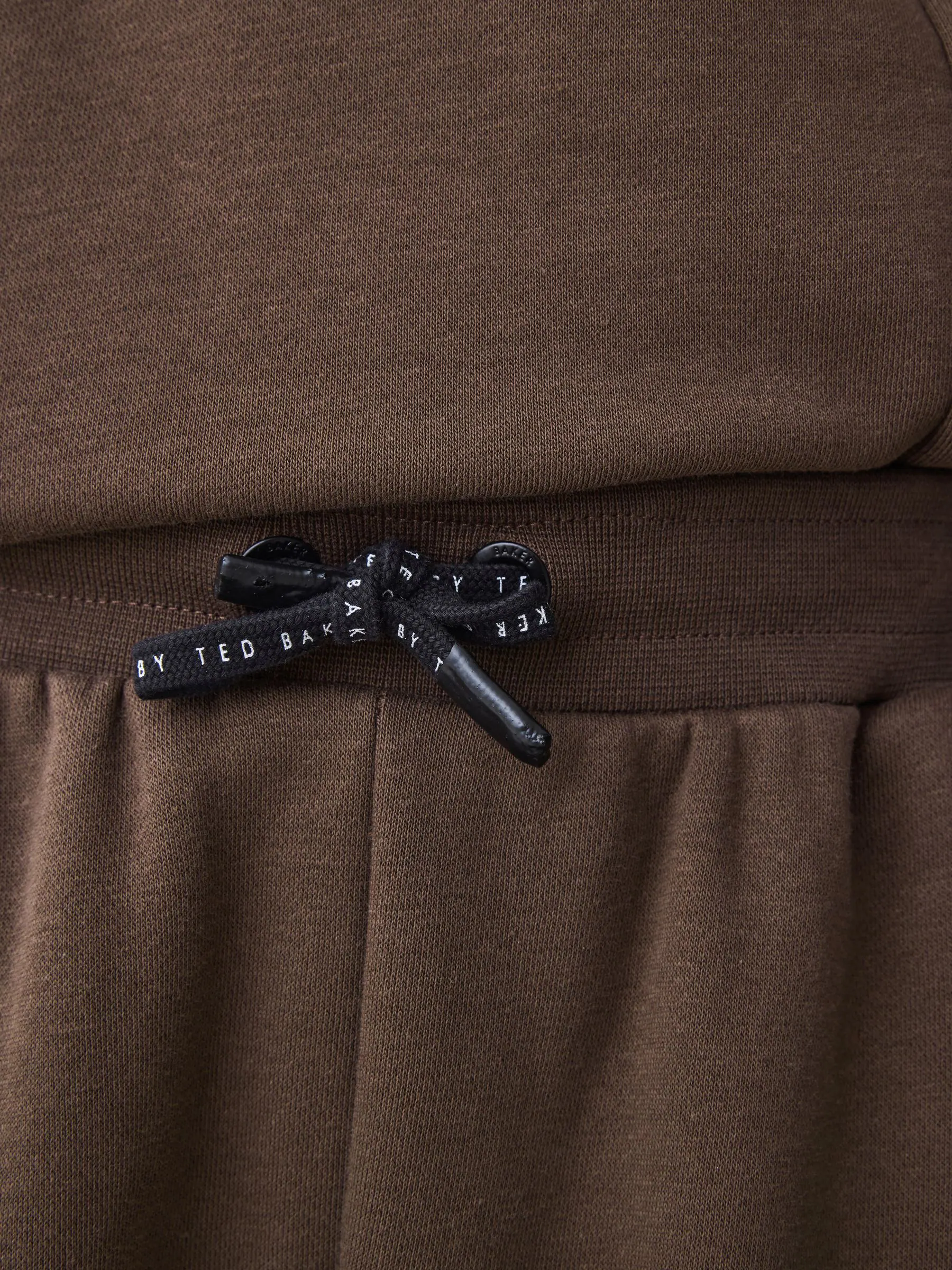 Baker by Ted Baker Oversized Brown Hoodie and Joggers Set