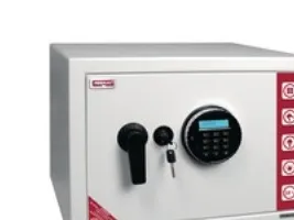 Sikkerhedsskab Reskal® SE3 hvid Premium - med kombinationslås 38,5 ltr.