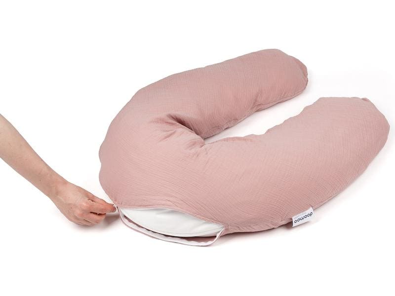 Doomoo Stillkissen Comfy Big Pink Grosses Multifunktionskissen mit abnehmbarem Bezug