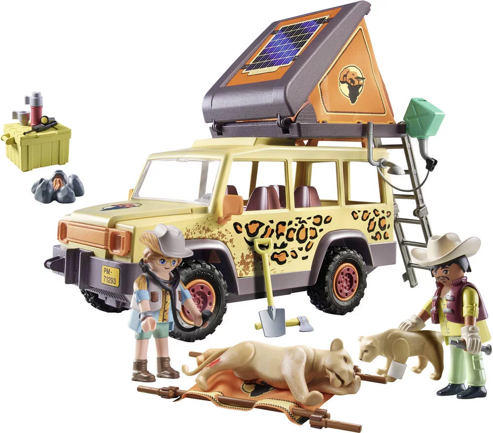 EXPLORATEURS AVEC VEHICULE TOUT TERRAIN -71293