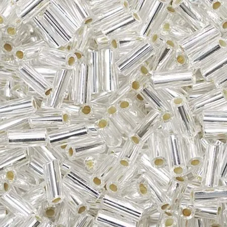 Knorr Prandell Böhm. Rocaille perlsilber, 5 x 2 mm