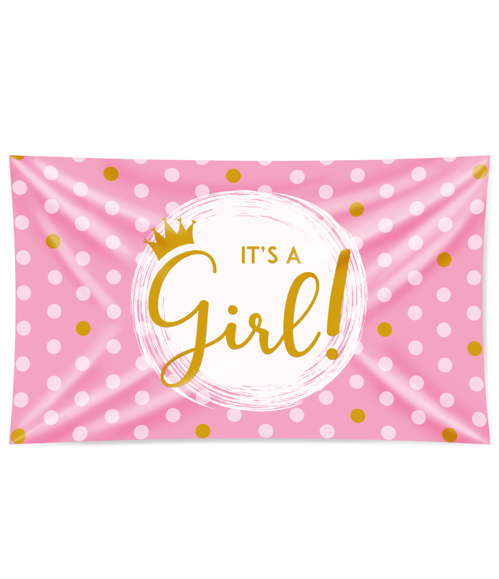 Gevelvlag It'S A Girl! 1,5m