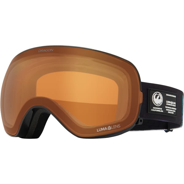 Masque de ski DRAGON DR X2S BONUS BLACKPEARL/LLPURPLEION+LLAMBER