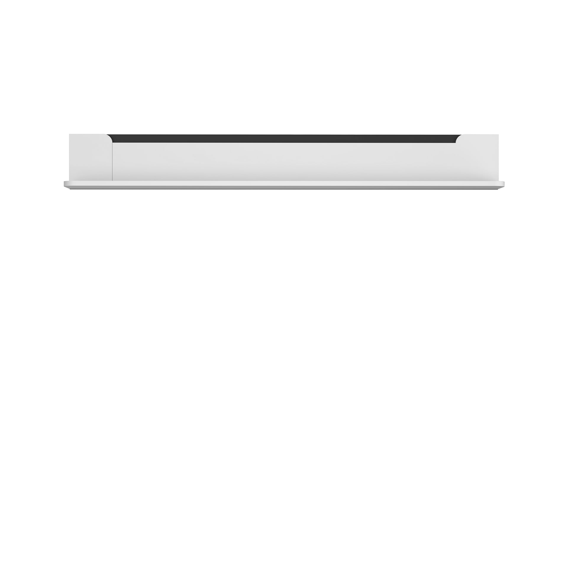 Wandboard VODOL 200x26 cm Sand/Schwarz