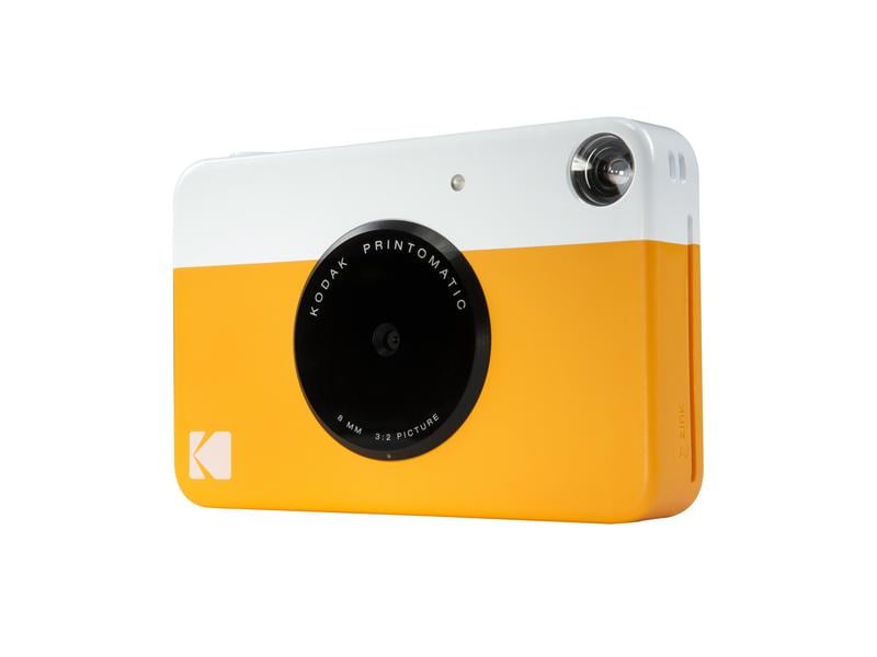 Kodak Fotokamera Printomatic Gelb Aufnahme und Abzug im Handumdrehen