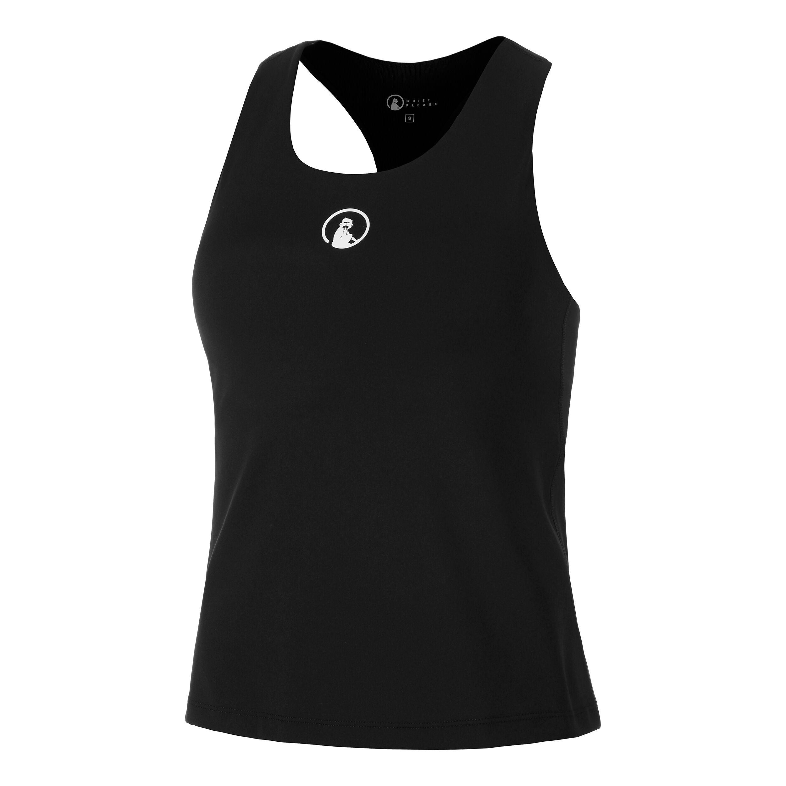 Quiet Please Inside In Débardeur Tank Top Femmes - Noir