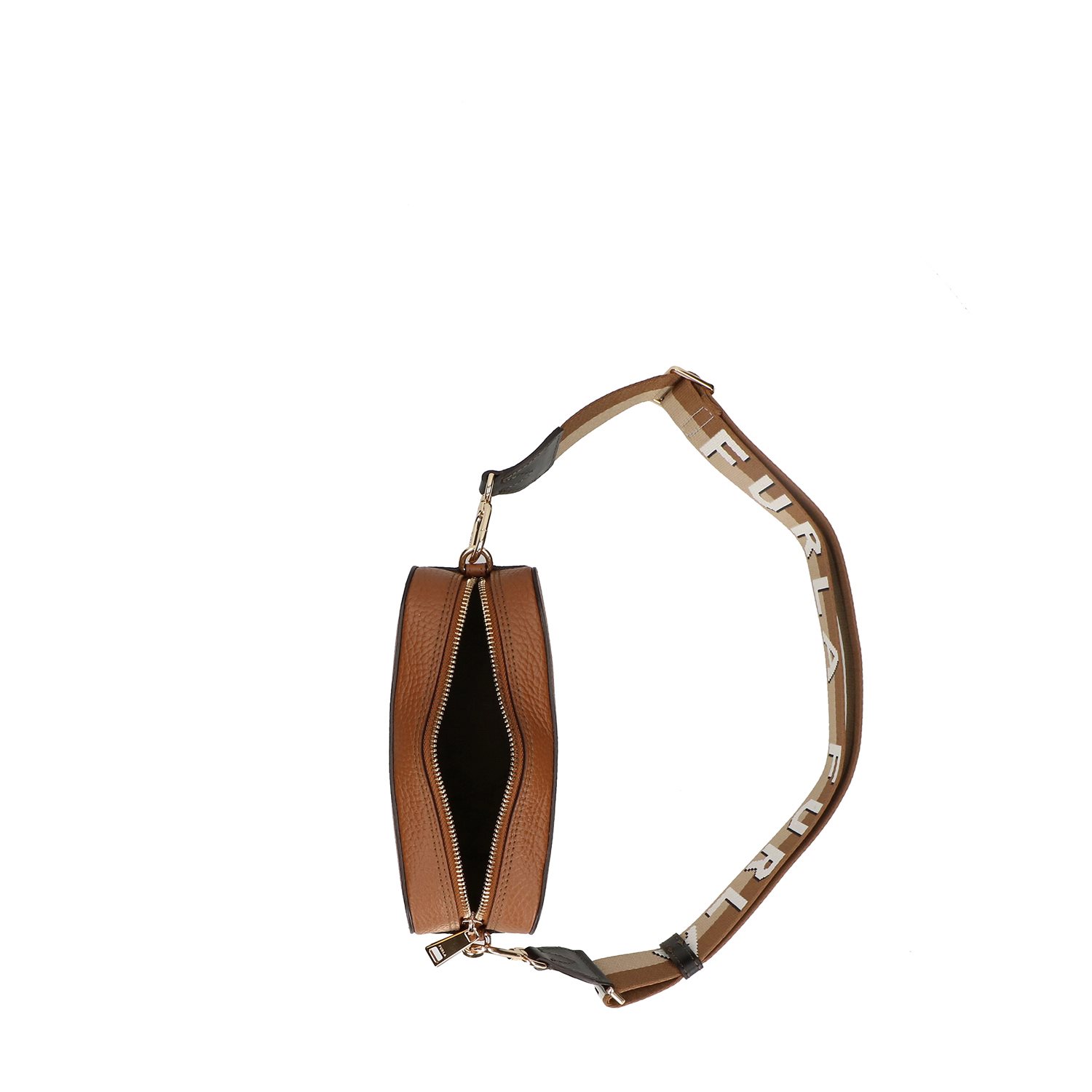 Furla Primula Mini C.Body Webbing Strap cognac