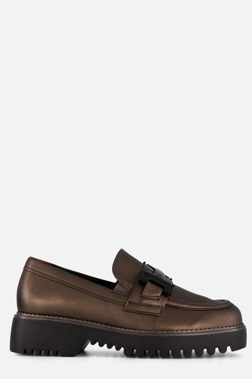 Gabor Loafers brons Leer