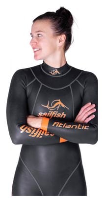 Combinaison Néoprène Femme Sailfish Atlantic 2 Noir Orange