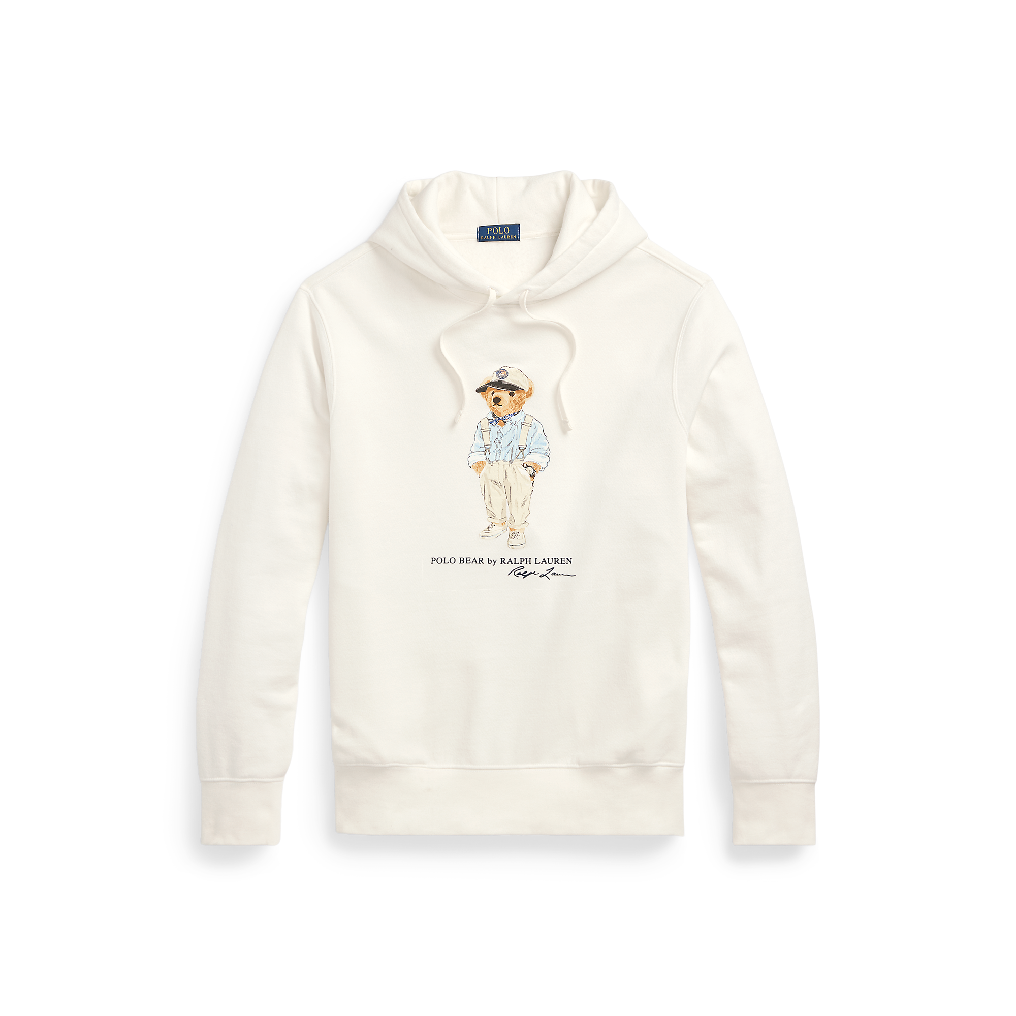 Sweat à capuche en coton mélangé | Blanc