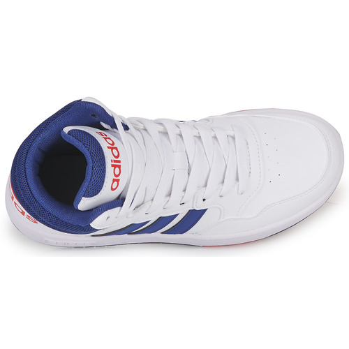 Adidas Sportswear - HOOPS MID 3.0 K - Blanc / Bleu / Rouge