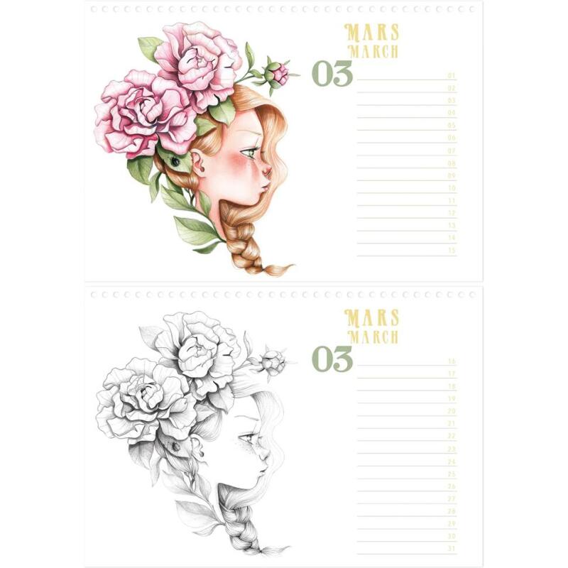 Calendrier perpétuel, Wild - Multicolore