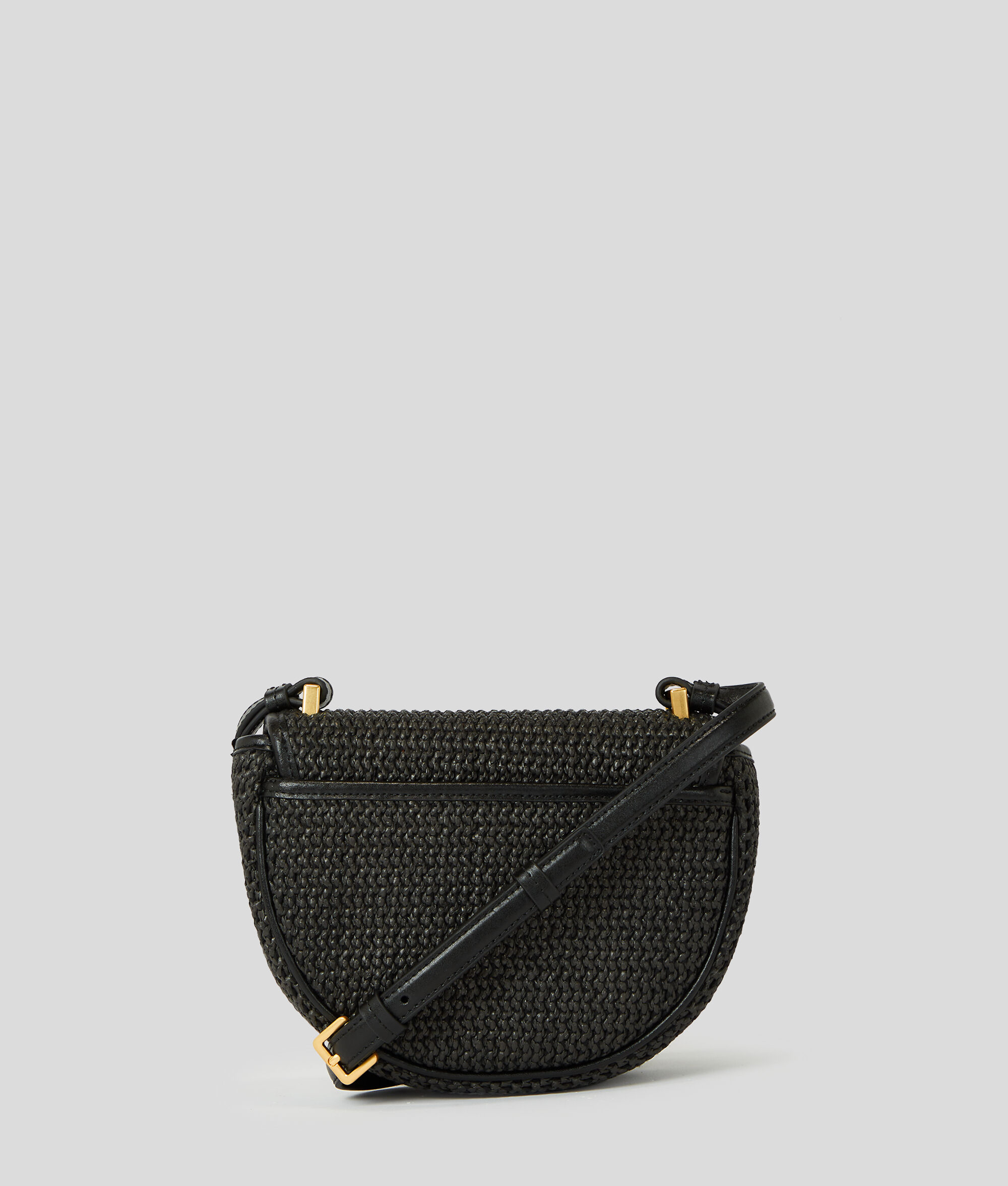 PETIT SAC SELLE K/SIGNATURE EN RAPHIA