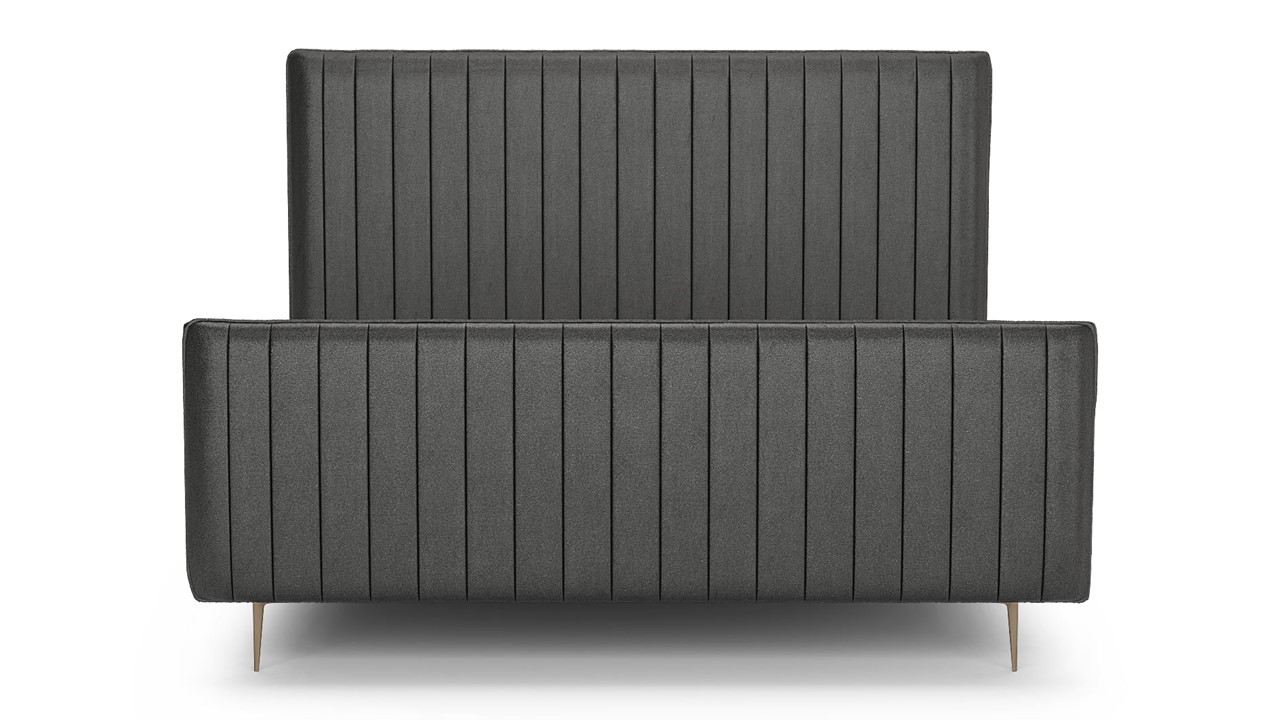 Bed Ruby - Velvet glow dark grey
