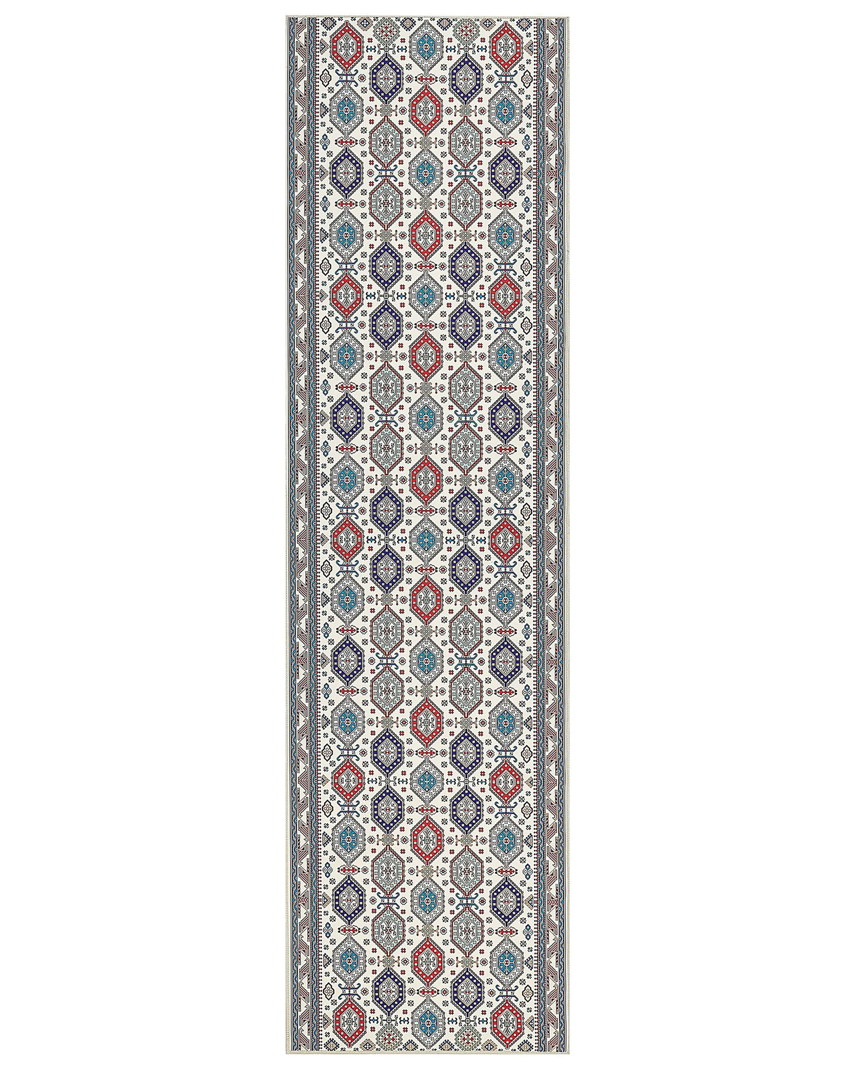 Vloerkleed HACILAR Meerkleurig 80 x 300 cm