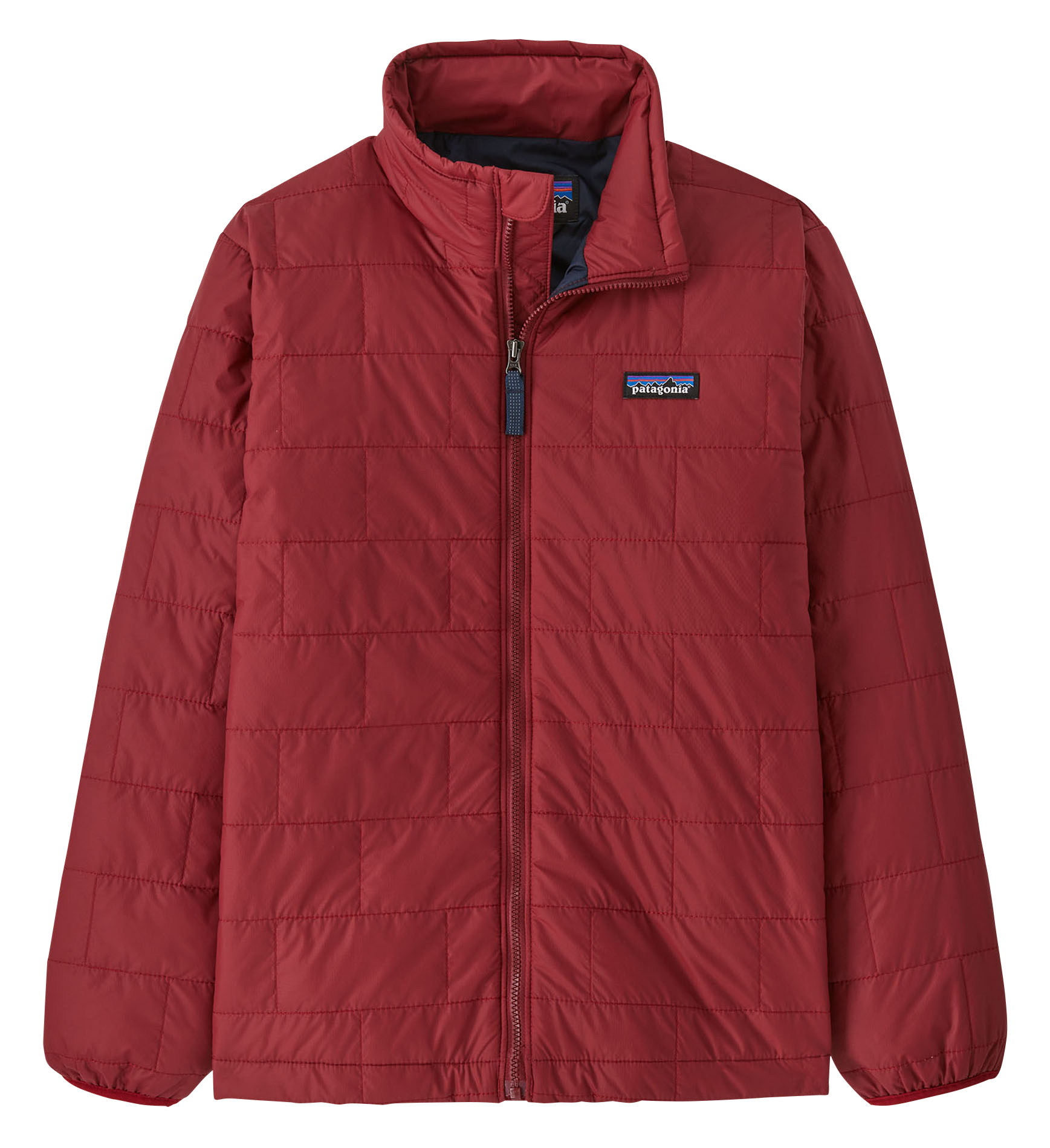 NANO PUFF BRICK QUILT - Doudoune col montant matelassée| Rouge