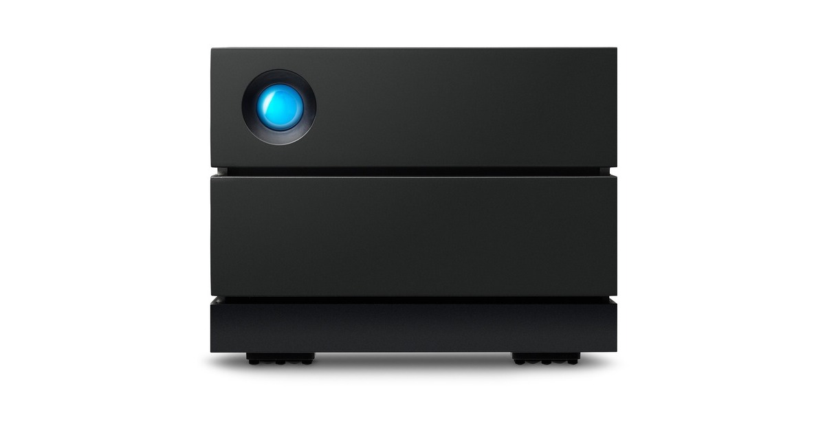 LaCie2big RAID 8 TB externe harde schijf  (Zwart, USB-C 3.2 (5 Gbit/s))