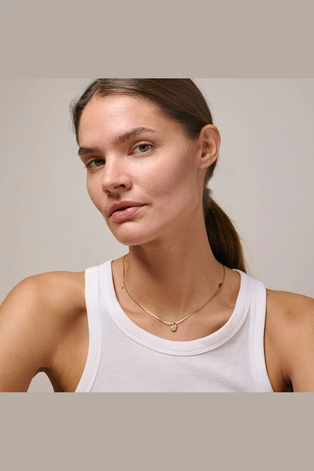 Enamel Copenhagen Necklace, Masha N132G