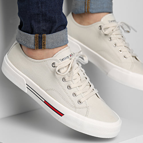 Baskets Lace Up Canvas Color 1155 Light Silt