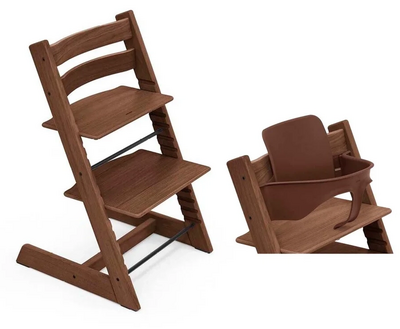 Stokke Tripp Trapp Matstol inkl. Babysett, Oak/Warm Brown