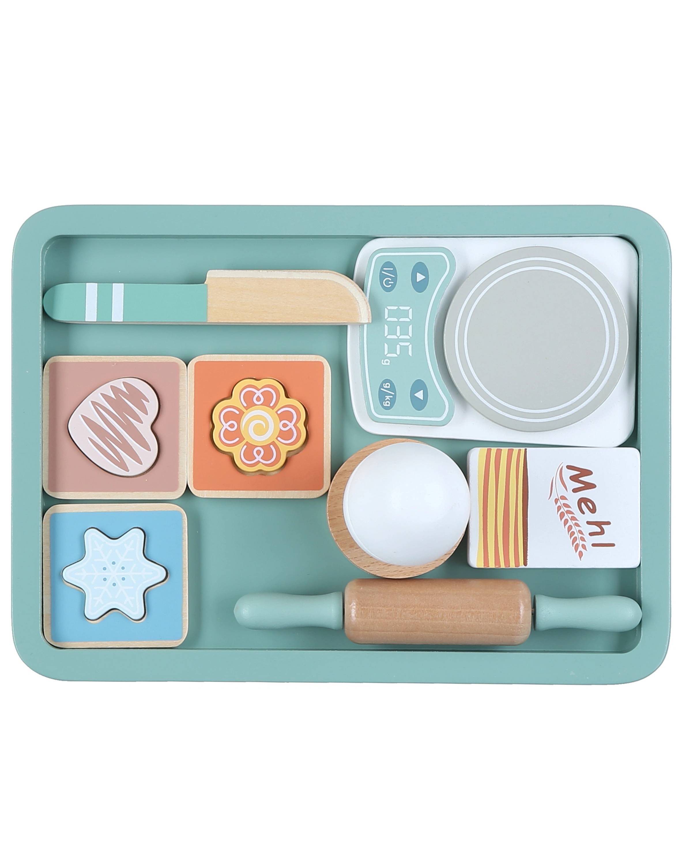 Backset BISCUITS 14-teilig aus Holz