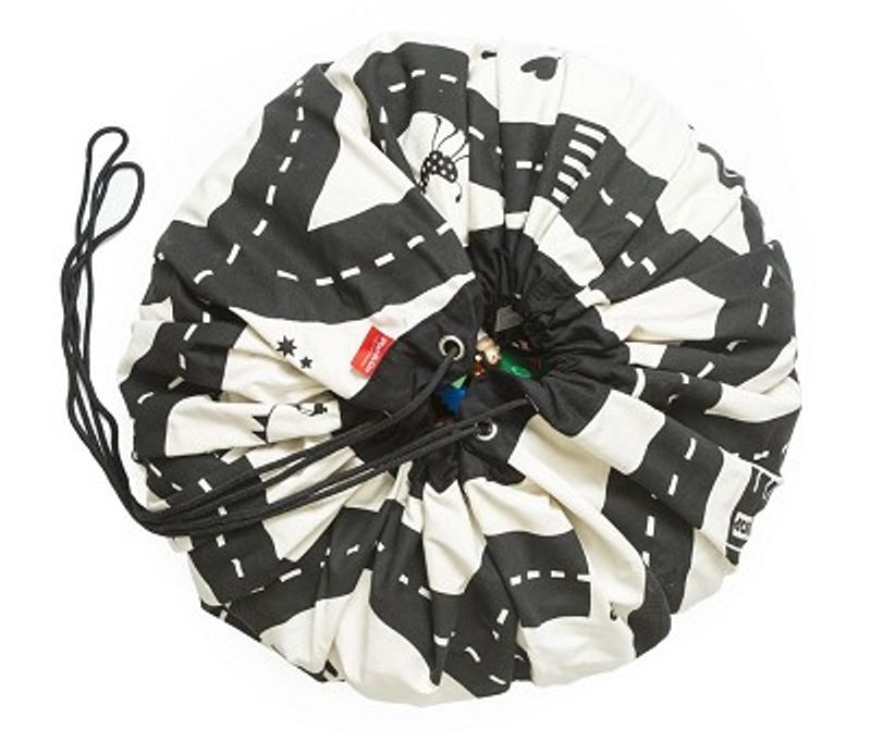 Play & Go Oppbevaringspose og Leketeppe, Bilvei