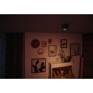 Philips opbouwspot MyLiving Box LED Zwart 4.5W