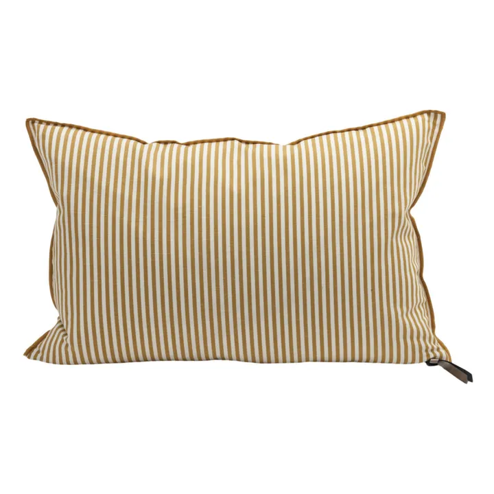Maison de Vacances Coussin Vice Versa en toile Portofino | Ocre
