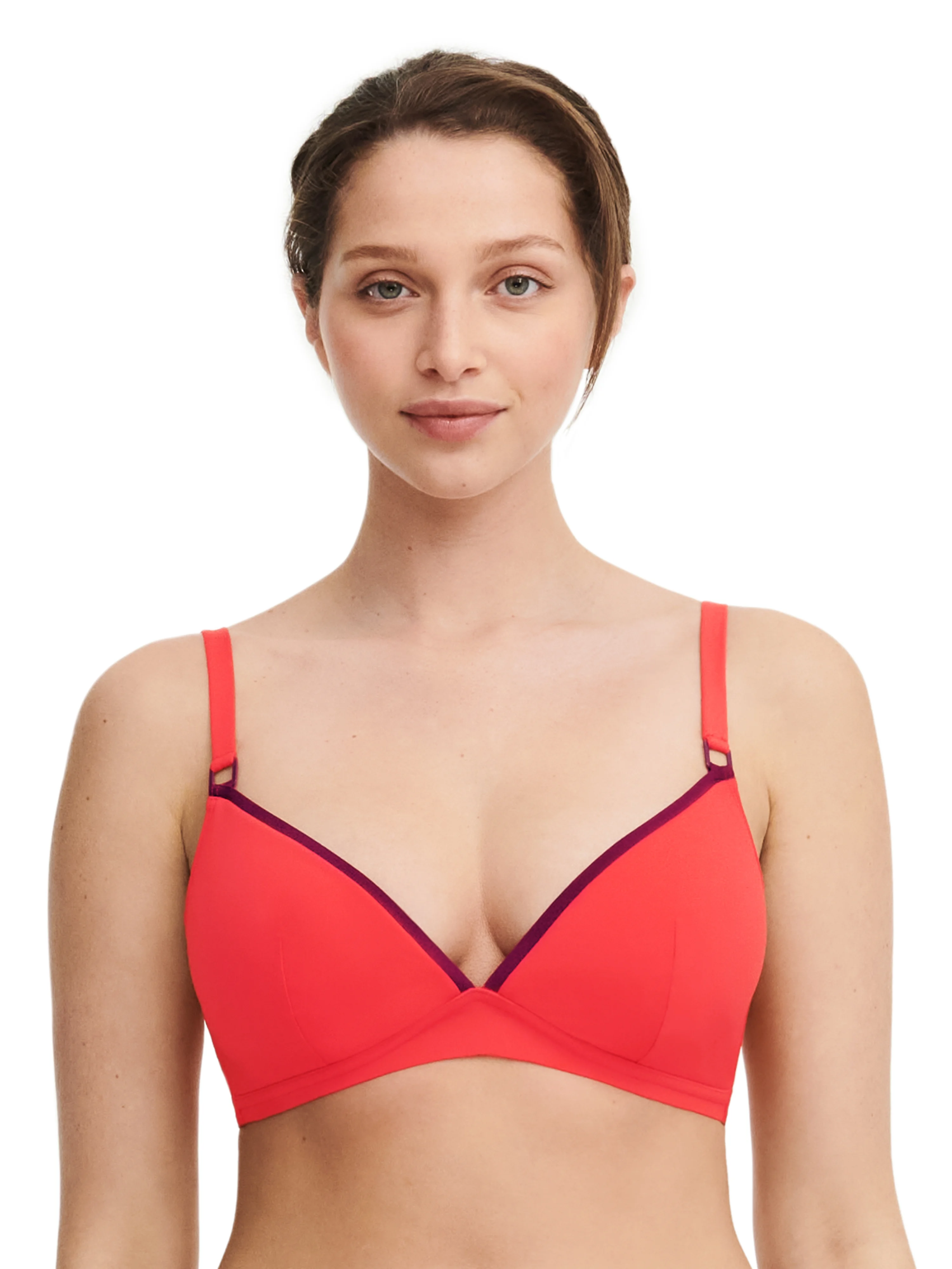 AUTHENTIC - Haut de maillot de bain triangle coques spacer bretelles multi-positions | Multicolore