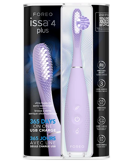 FOREO issa™ 4 plus - Smart Hybrid Silicone Sonic Toothbrush