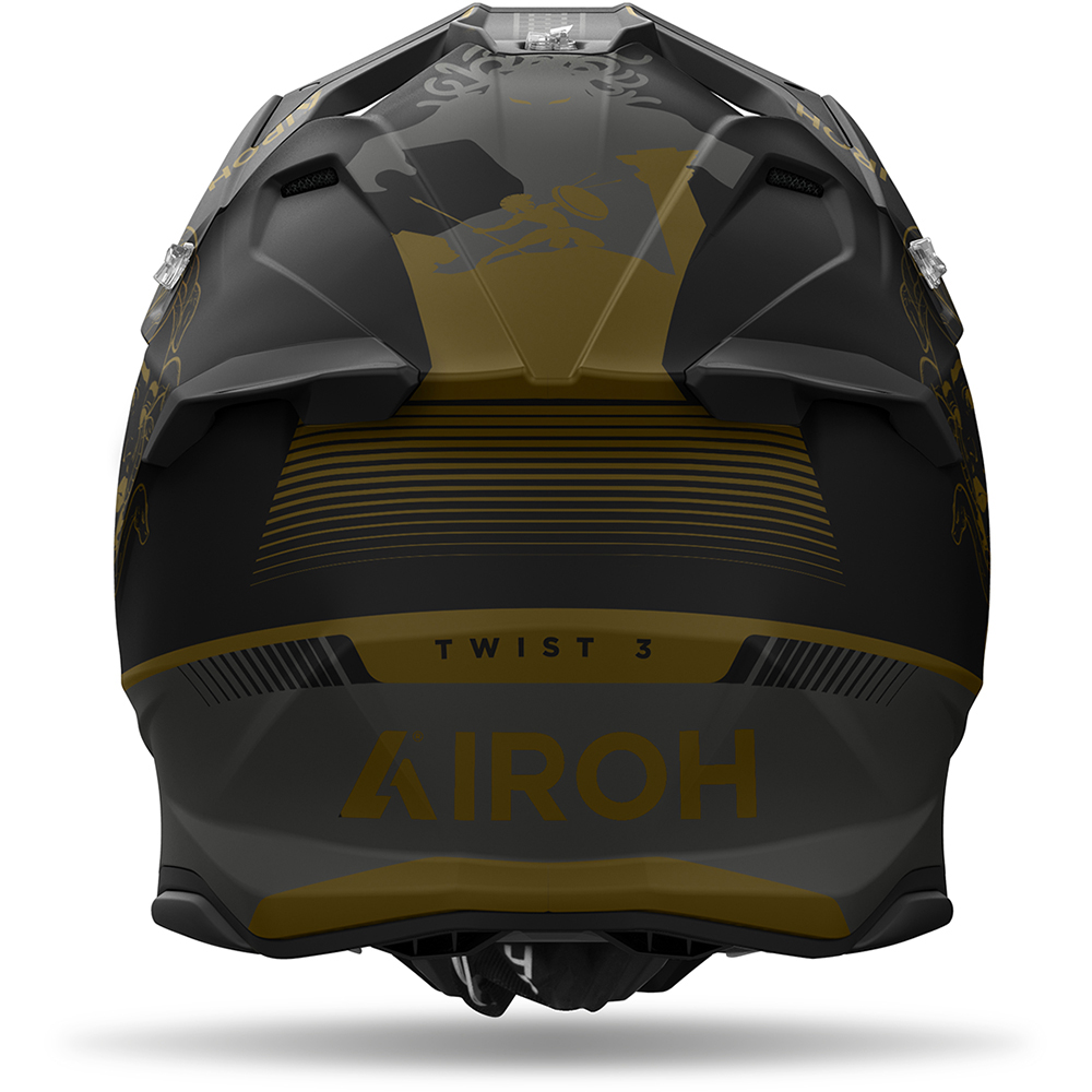 Airoh - Casque Twist 3 Titan Noir / Or / Mat