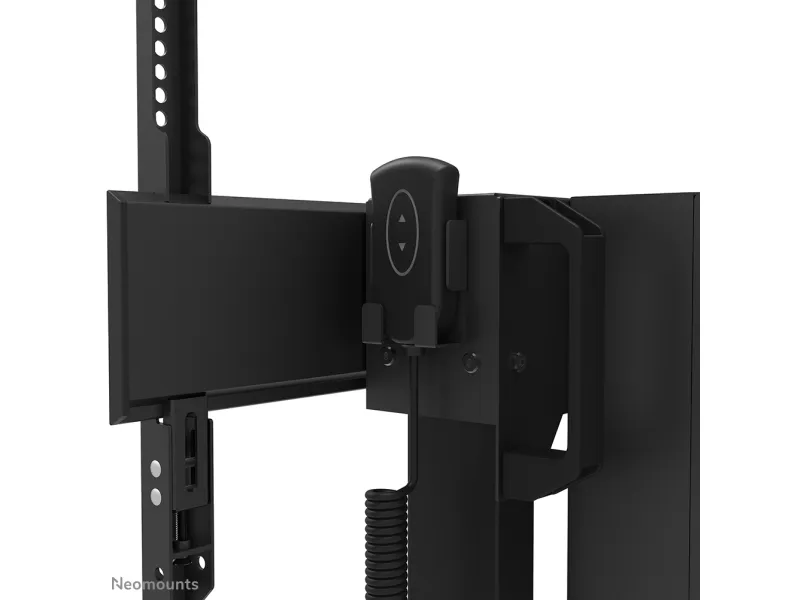 Neomounts FL55-875BL1 - Vogn med hjul - motoriseret - for LCD display - låsbar - stål - sort - skærmstørrelse: 55