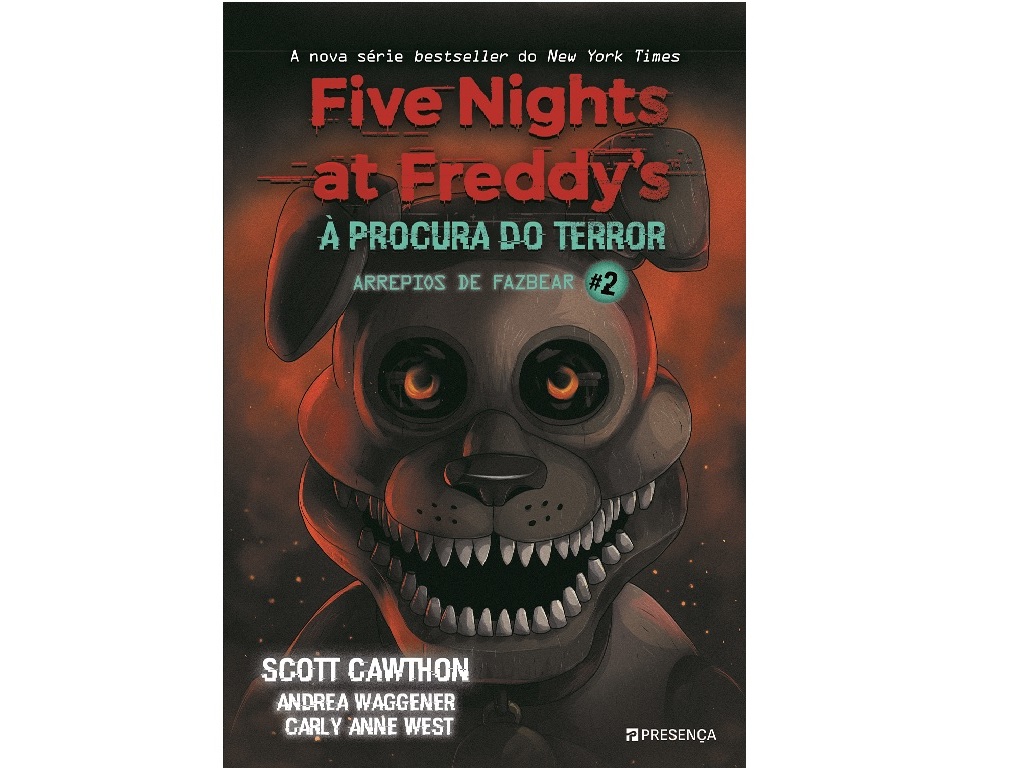 LIVRO FIVE NIGHTS AT FREDDY'S - Á PROCURA TERROR DE SCOTT CAWTHON ELLEY COOPER