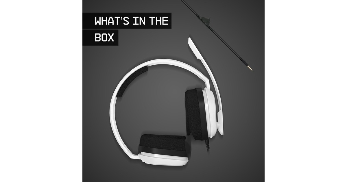 ASTRO GamingA10 headset over-ear gaming headset  (Wit/groen, Pc)