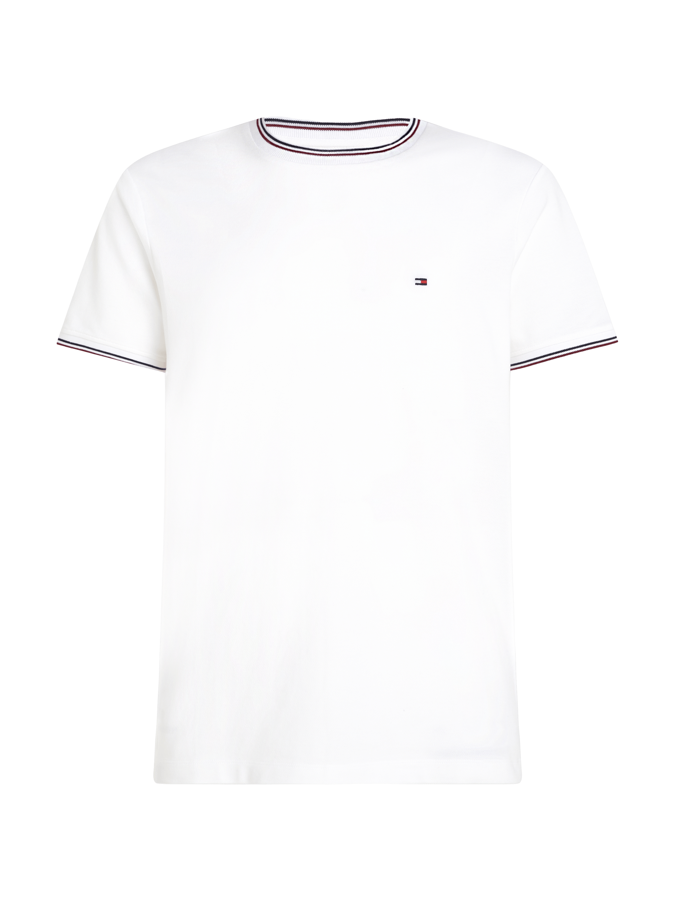 Tee-shirt col rond en coton organique | Blanc