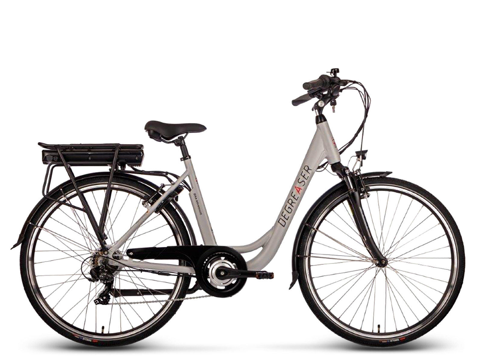 Degreaser 50 cm 10.4 Ah 7sp dames ebike - Silver