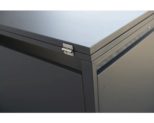 WESTMANN Kubus opbergbox, 80 x 68 x 116 cm, antraciet