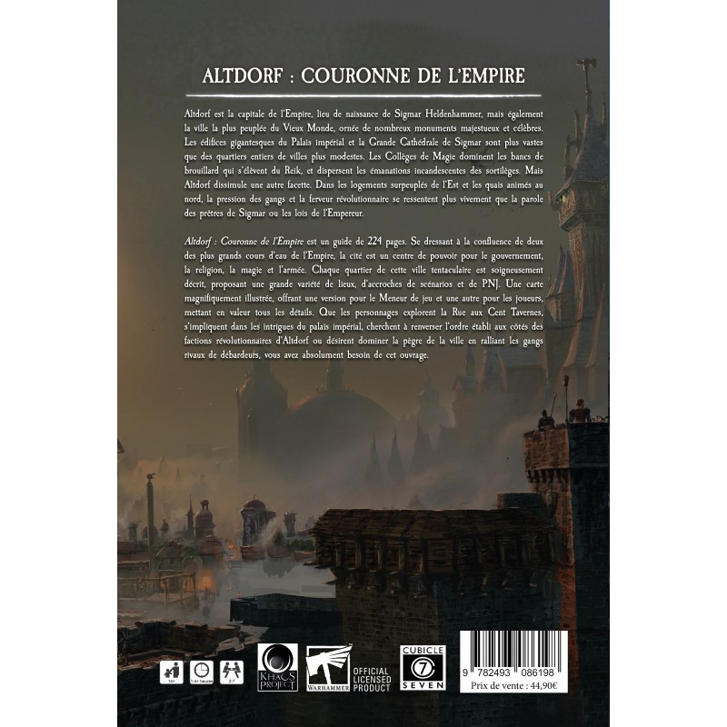 Warhammer 4eme edition : Altdorf, Couronne de l'Empire