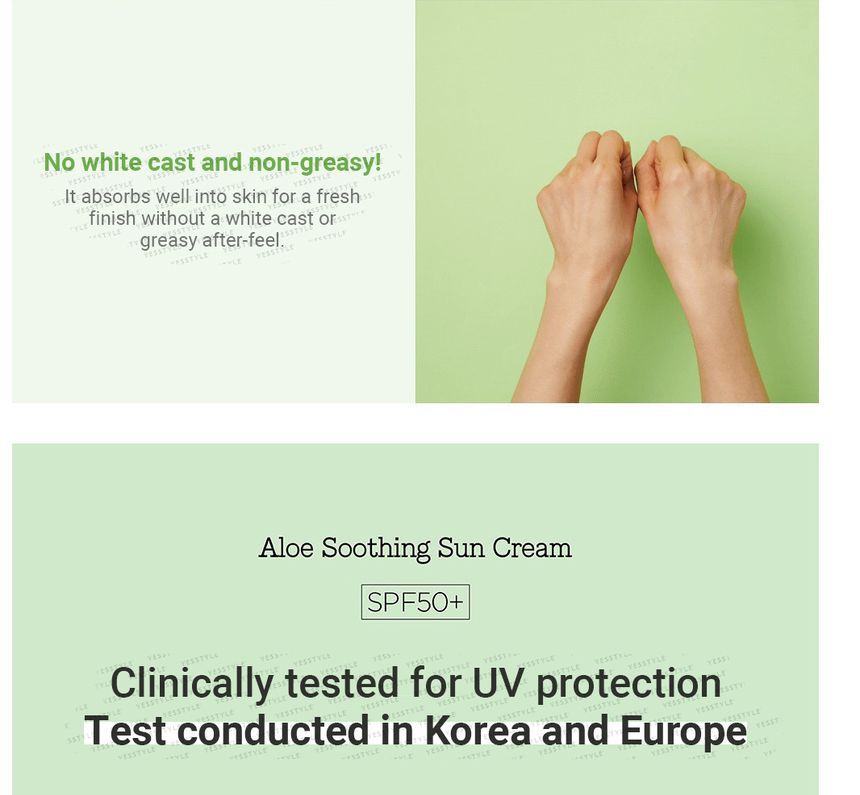 COSRX - Aloë Verzachtende Zonnecrème