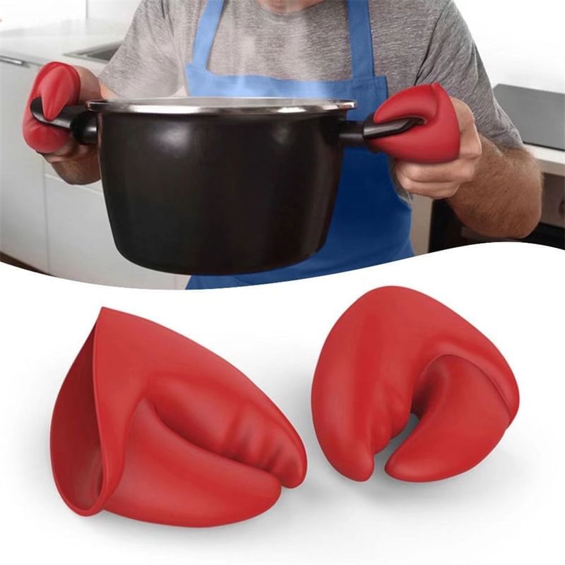 Miumi - Set van 2: kreeftenklauw siliconen ovenwant