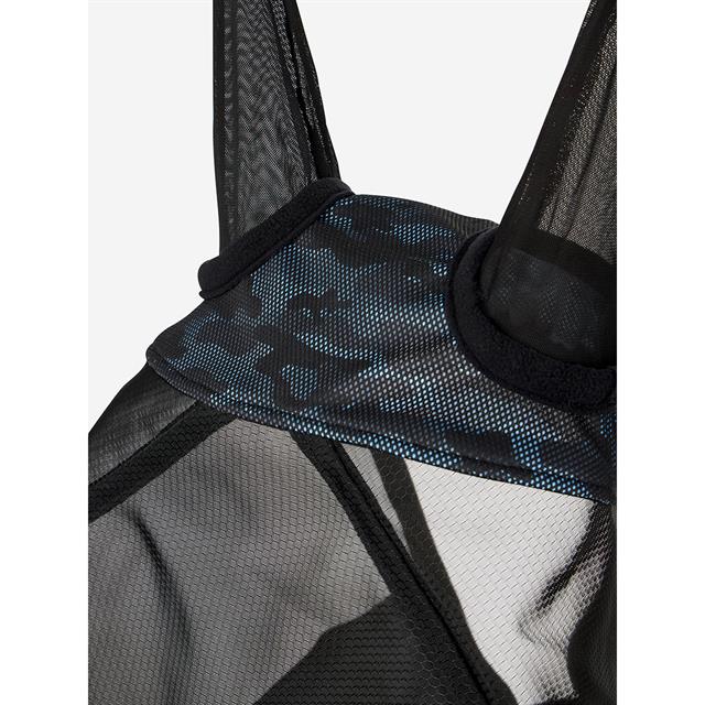 Vliegenmasker LeMieux Visor-Tek Half Camo Donkerblauw