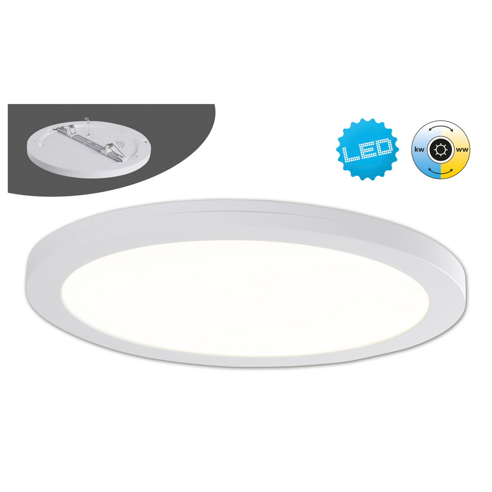 LED Deckenleuchte BONUS - weiß - 29 cm