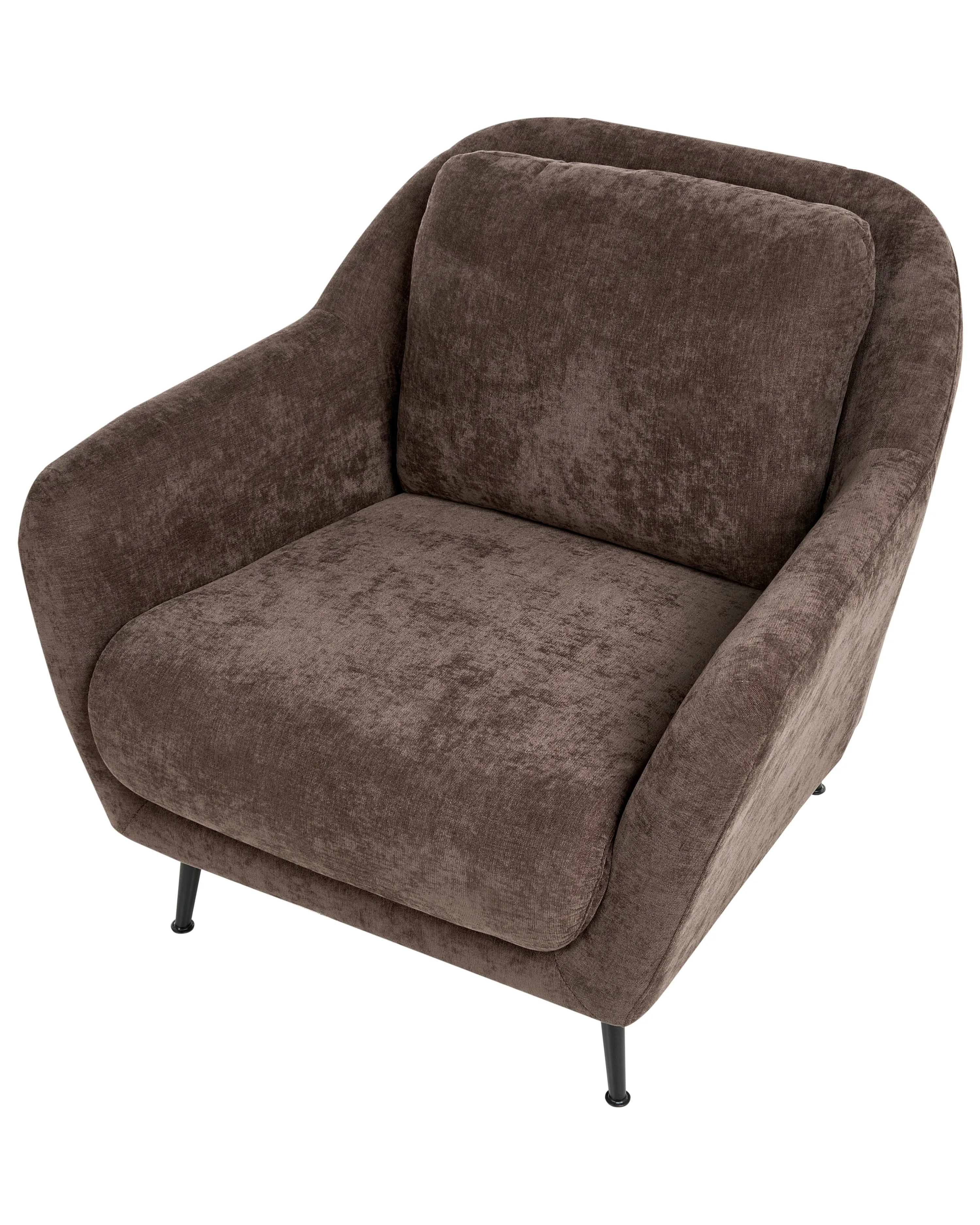 Bankenset 3-zits EIBY Chenille Donkerbruin