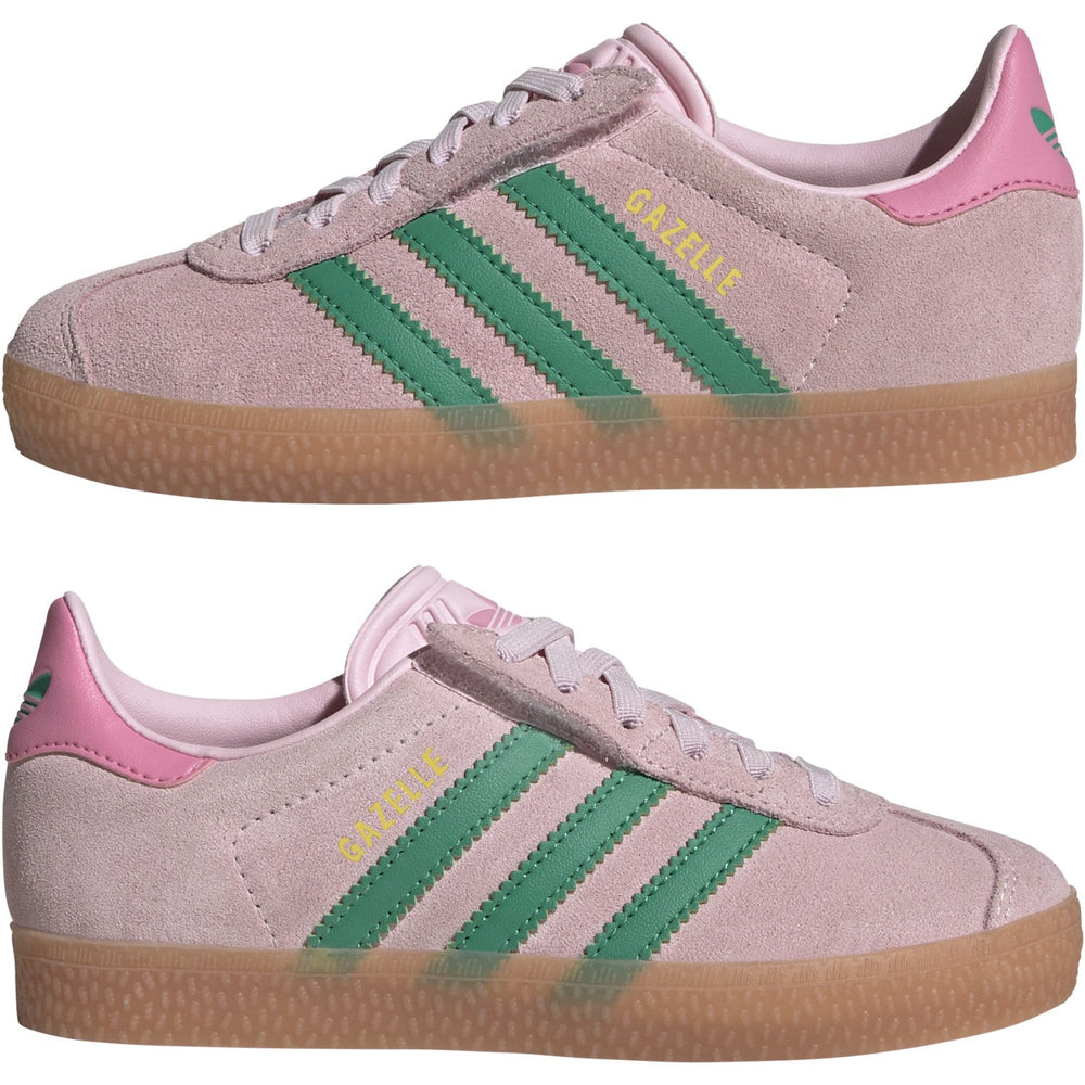 Køb adidas Originals Clear Pink/Court Green/Bliss Pink Gazelle Cf El C Sneakers