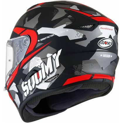 Casque Suomy STELLAR - RACE SQUAD MATT - Noir / Rouge